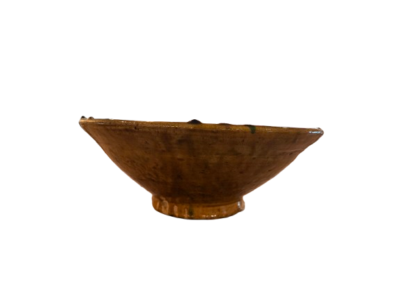 Amber Glazed Bowl