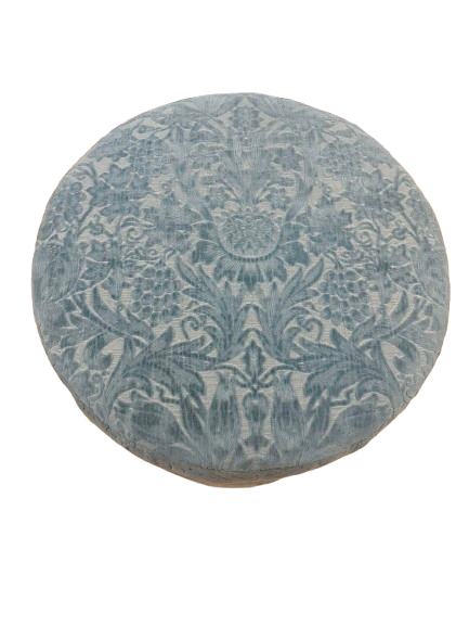 Indigo Ottoman | 28" diameter